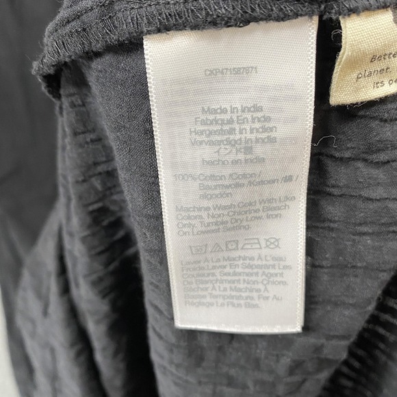 Madewell Midi Sundress Womens M Cutout Open Back Cotton Seersucker Minimalist - Picture 7 of 13